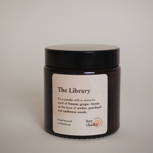 Duftkerze „The Library“ | Orientalische Noten | Handgemacht | 100g - KONSTLERIA