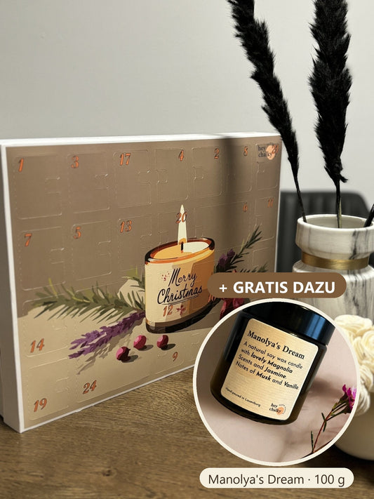 Duftkerzen Adventskalender 2026 + Gratis Duftkerze - Konstleria