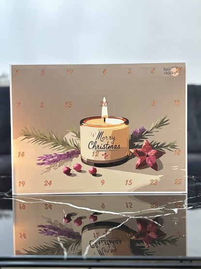 Duftkerzen Adventskalender mit 24 Düften - KONSTLERIA