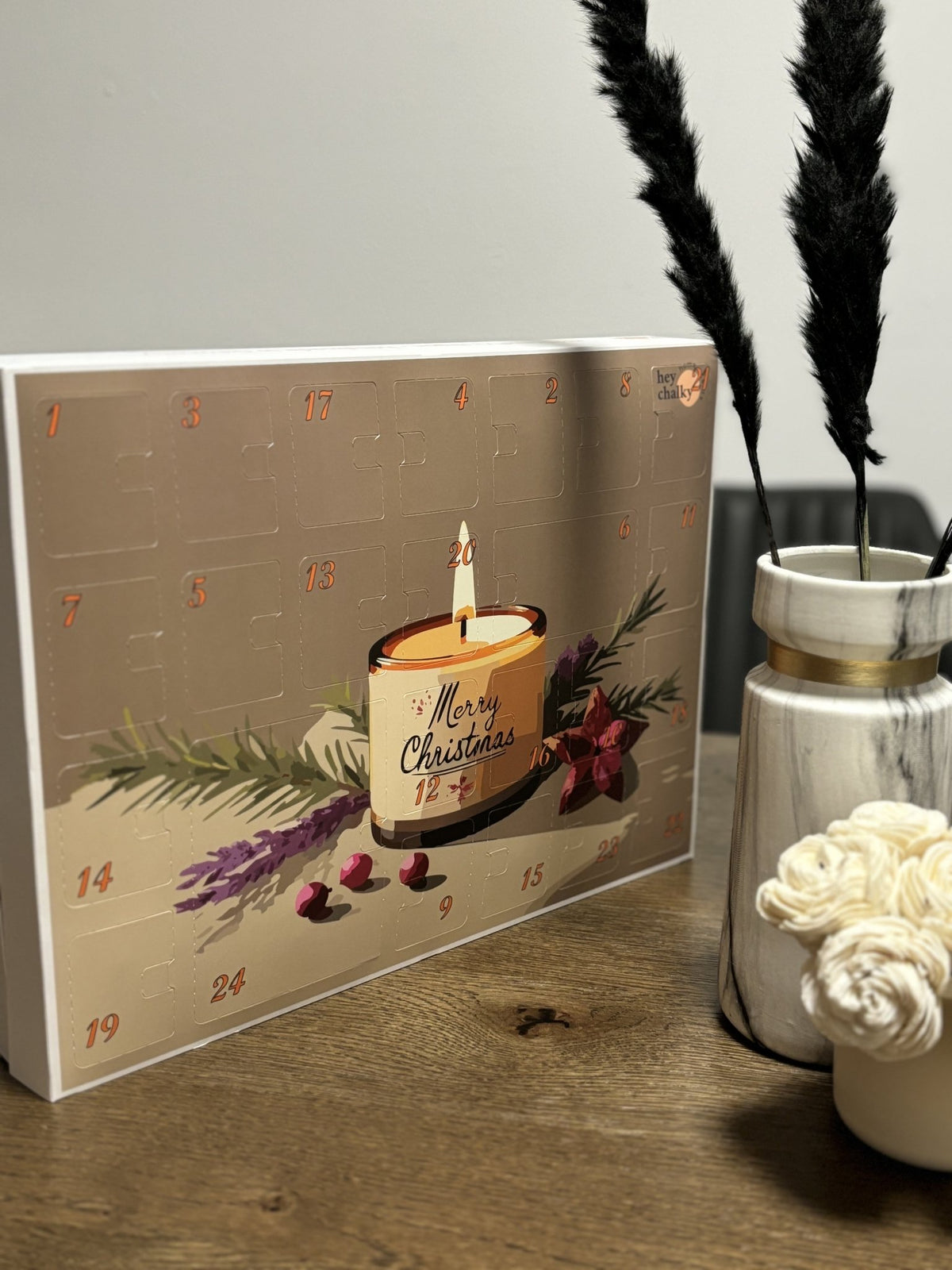 Duftkerzen Adventskalender mit 24 Düften - KONSTLERIA
