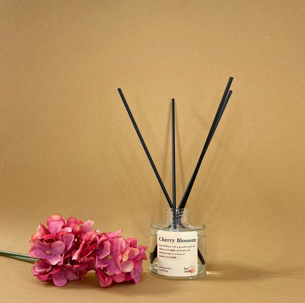 Raum & Flamme – Cherry Blossom Kerze & Reed Diffuser - KONSTLERIA